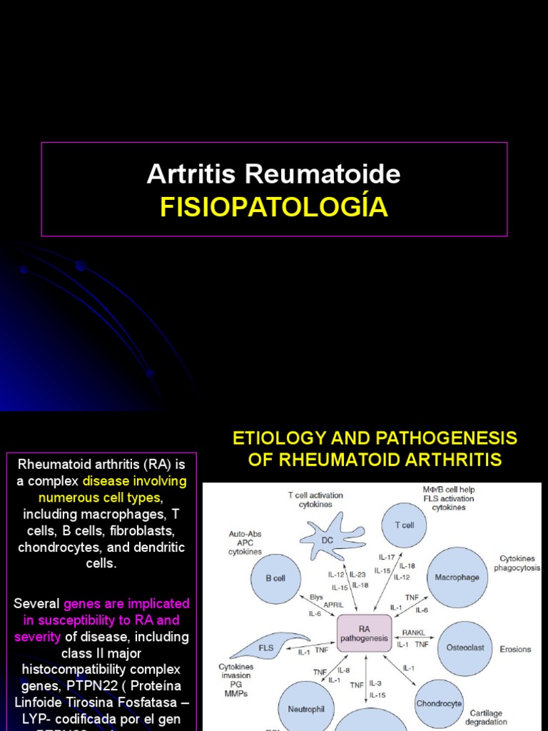 Etiology and Pathogenesis of RA | PDF | Cytokine | Immune System