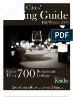 Quad Cities' Dining Guide Published by The River Cities' Reader