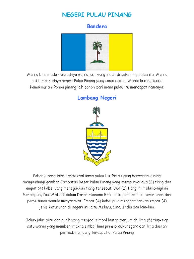 Bendera Jata Dan Lirik Lagu Pulau Pinang Pdf