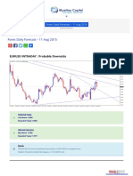 Forex Daily Outlook 11 Aug 2015 Bluemaxcapital