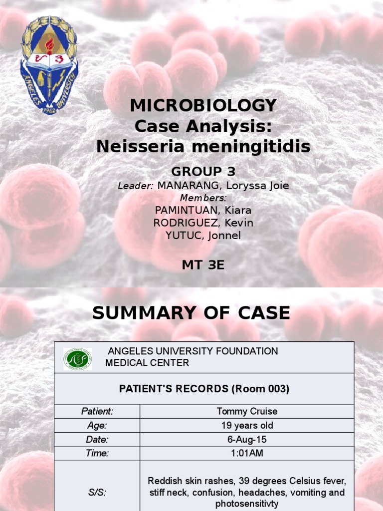 Microbiology case studies with answers image