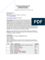 499 Biochem Mol Biol Syllabus