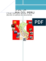 Etapas de La Historia Del Peru