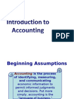 Introduction to accounting