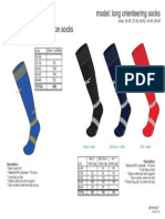 Model: Long Orienteering Socks Model: Long Compression Socks