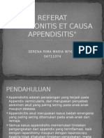 Presentasi Referat Appendisitis