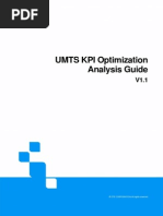 UMTS KPI Optimization Analysis Guide V1.1