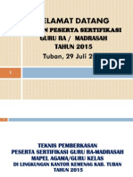 Sosialisasi Uka Dan PLPG 2015