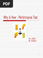 Why & How-Performance Test