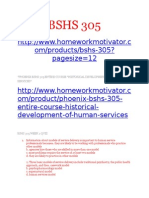 BSHS 305