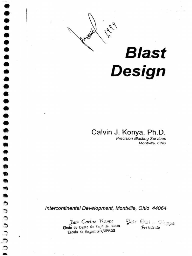 Blast Design Explosion Gases