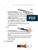 I. Utp: Local-Area Networks (Lans) Bandwidth Fiber Optic Cables