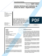 NBR-10662 (1997) (Silicato de Cálcio - Especificação) PDF