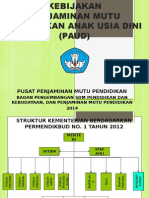 Kebijakan Penjaminan Mutu Paud 180814