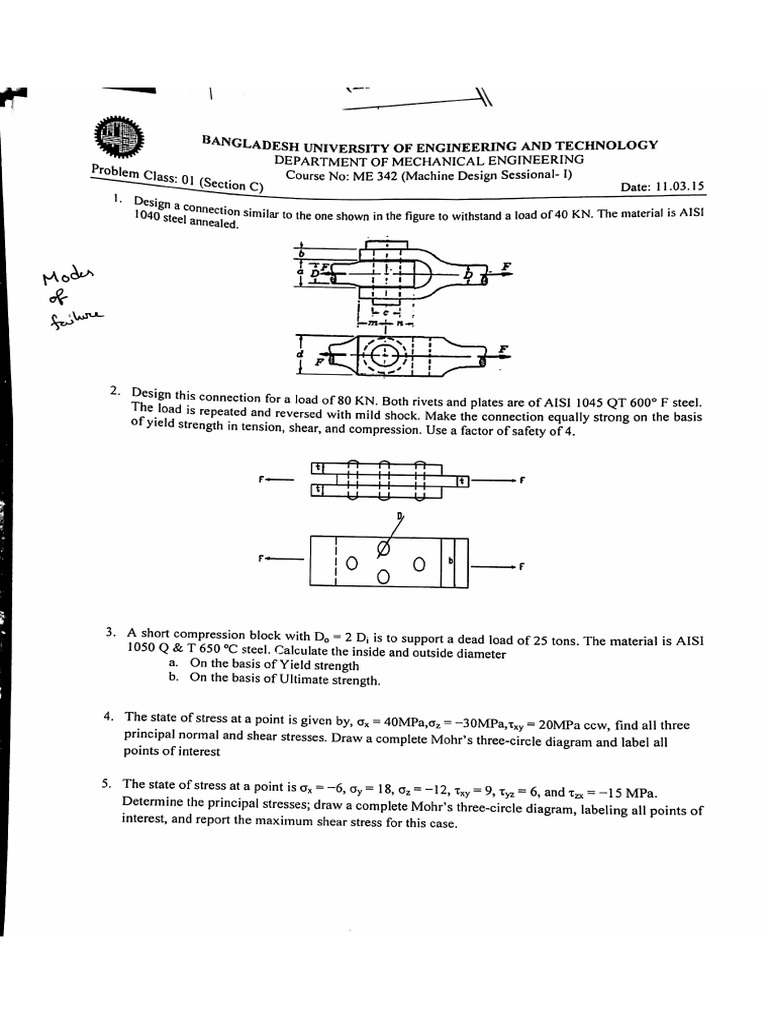 Machine Design Lab 1 | PDF