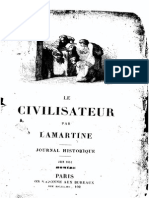 M.de Lamartine - Le Civilisateur - Juin 1852(Incomplet)