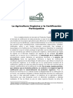 La Agricultura Orgánica y La Certificación Participativa