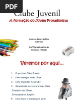Clube Juvenil - A formação do Jovem Protagonista