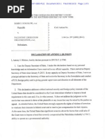 Affidavit of Anthony Blinken in support of bond waiver