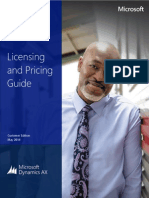 Microsoft Dynamics AX 2012 R3 Licensing Guide May 2014 Customer Edition