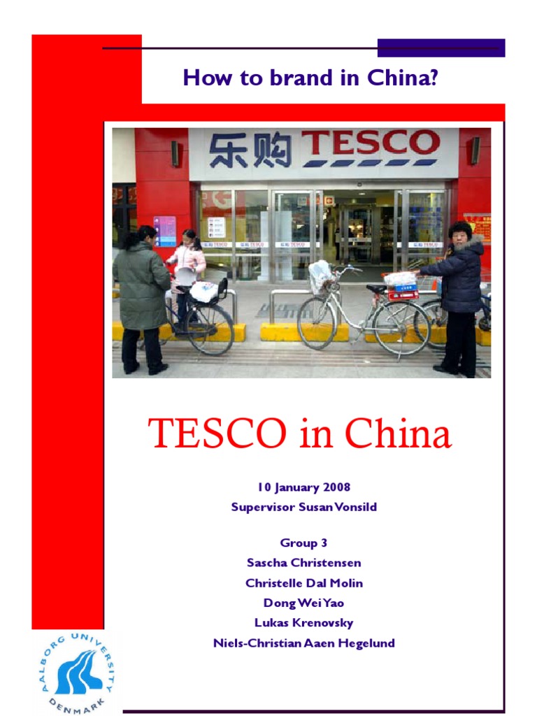 Tesco in China Final Version Brand Tesco