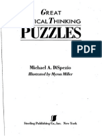 Great Critical Thinking Problems by Michael Dispazio