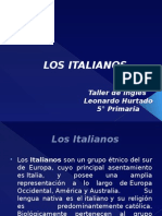 Italianos en Ingles