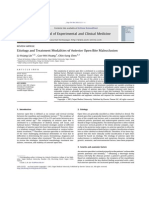 Etiology and Treatment Modalities of Anterior Open Bite Malocclusion