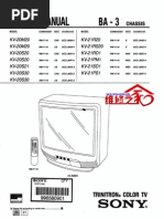 KV-27XBR51 KV-27XBR55 | PDF | Physical Quantities | Electricity