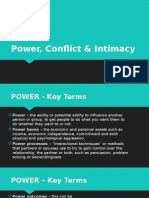 Power, Conflict & Intimacy