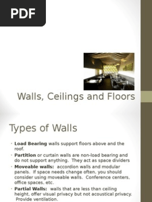 Walls Ceilings And Floors Ppt Drywall Wall