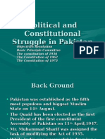 Political and Constitutional Struggle in Pakistan