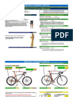 Plantilla de Tallaje Bicicletas Mtb y Carretera