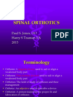Spinal Orthotics Lecture 2014