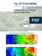 Archaeological Site Total Field Magnetics Anomaly Analysis
