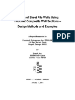 Design Methods and Examples sheetpiles