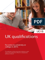 Ucas Uk Qualifications 2014 Entry