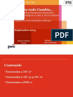 Cambio en VP en Los EEFF Separados, Activos Biologicos A Costo y Otros Cambios