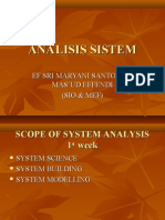 Analisis Sistem