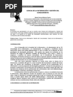 Ciencia de La Información y Gc