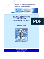 Manual de Metodos de Ensayo Para Agua Potable 2007