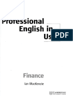 Cambridge Professional English in Use Finance 9732