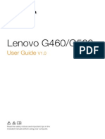 Manual Lenovo Notebook G460