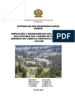 Perfil Agua Pariacaca PDF