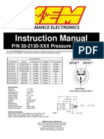 30-2130-XXX Stainless Steel Pressure Sensor