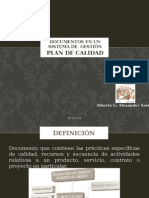 Documentos en Un Sistema de Gestión-plan de Calidad