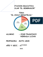 Ciclo Menstrual en La Mujer