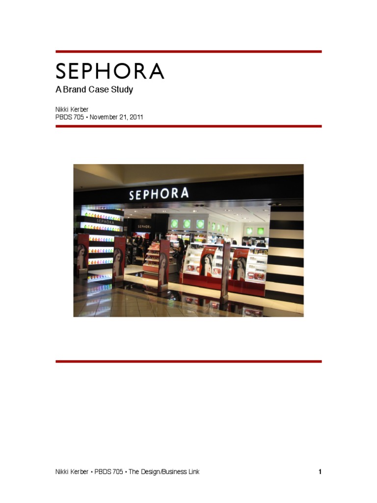 Sephora: A Retail Design Revolution | PDF | Perfume | Retail