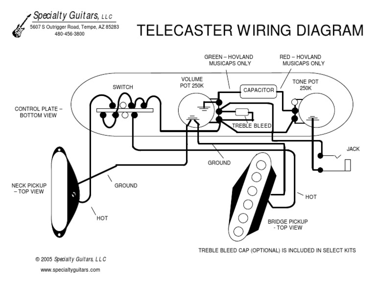Wiring Diagram Telecaster ⭐ 72 Telecaster Deluxe Wiring Diagram ⭐