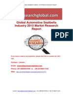 Global Automotive Seatbelts Industry 2015 Market Research